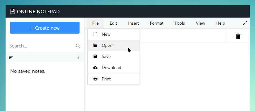 Open text file in Lipseo